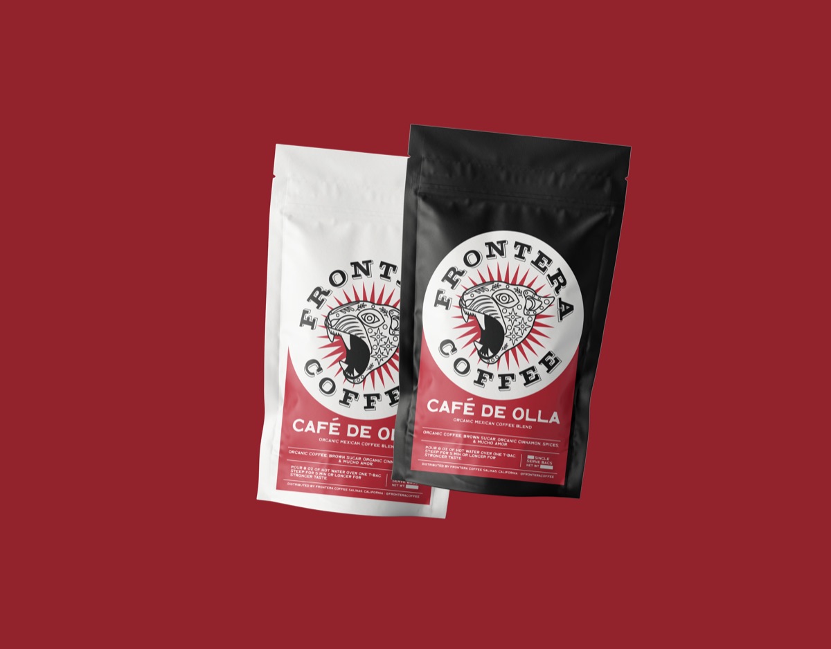 Frontera Coffee, Packaging and Identity