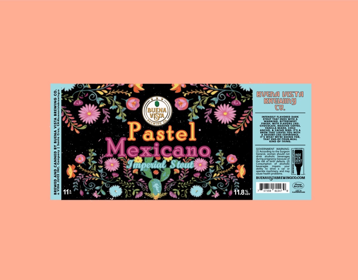 Pastel Mexicano, 11oz Label