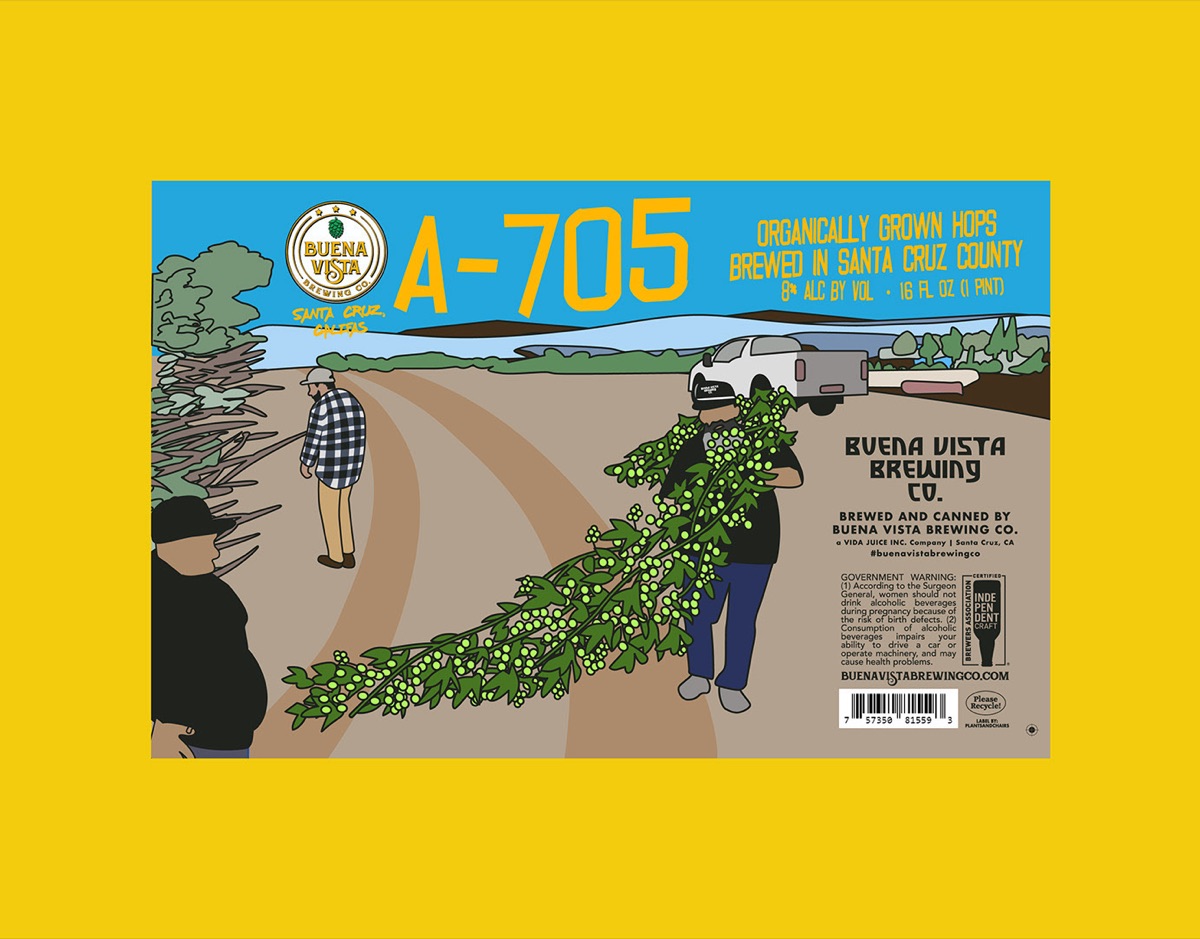 A- 705, 16oz label
