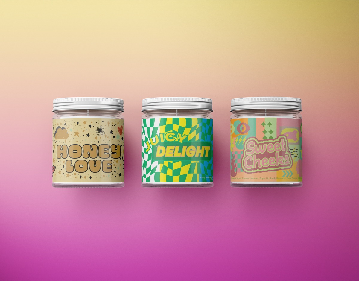 Candle Labels, Decor Ate Me Studios