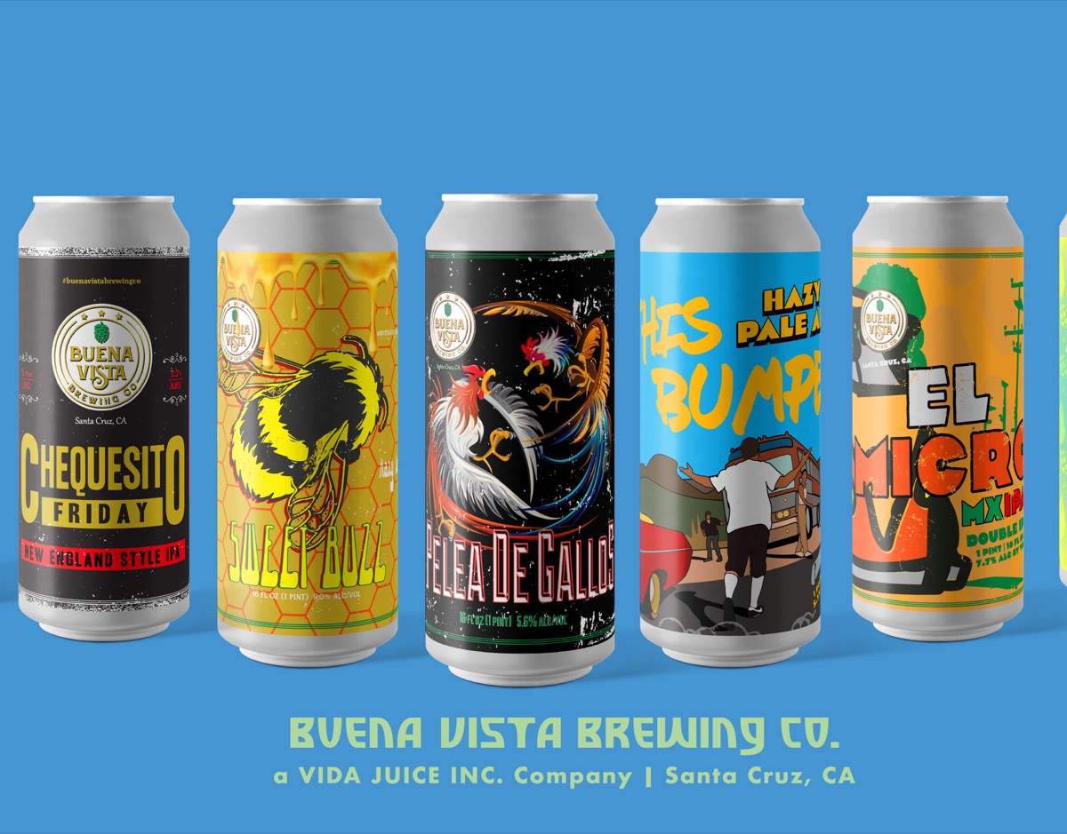 Buena Vista Brewing Co., Beer Can Labels
