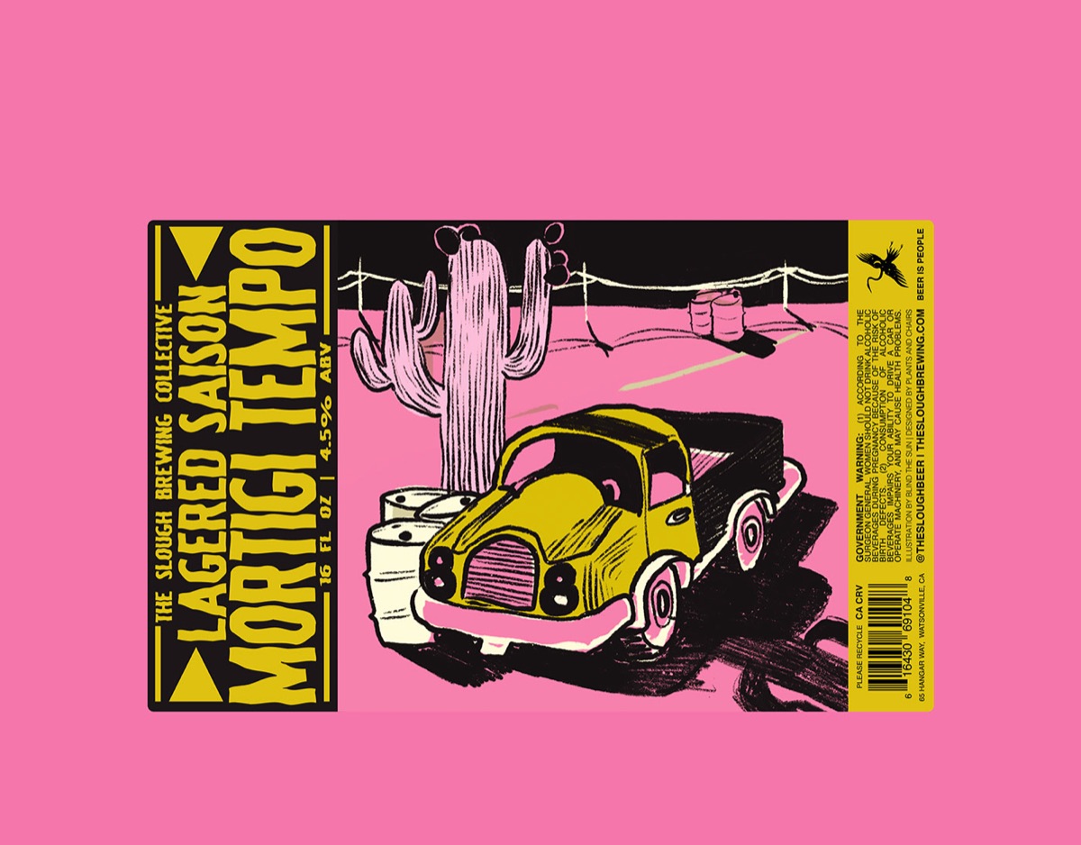 Mortigi Tempo Lagered Saison Label, The Slough