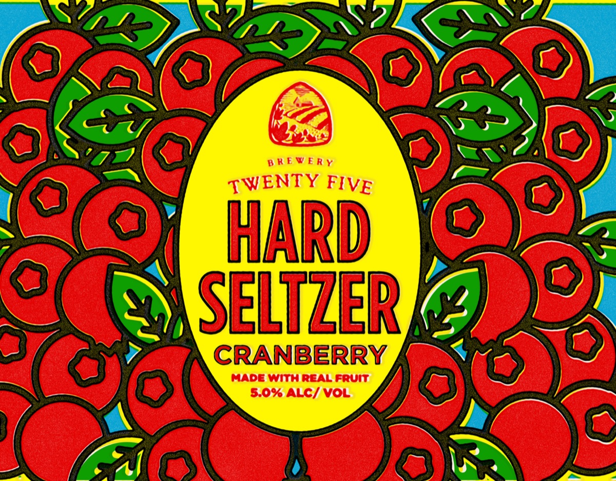 Cranberry Hard Seltzer, Brewery Twenty Five