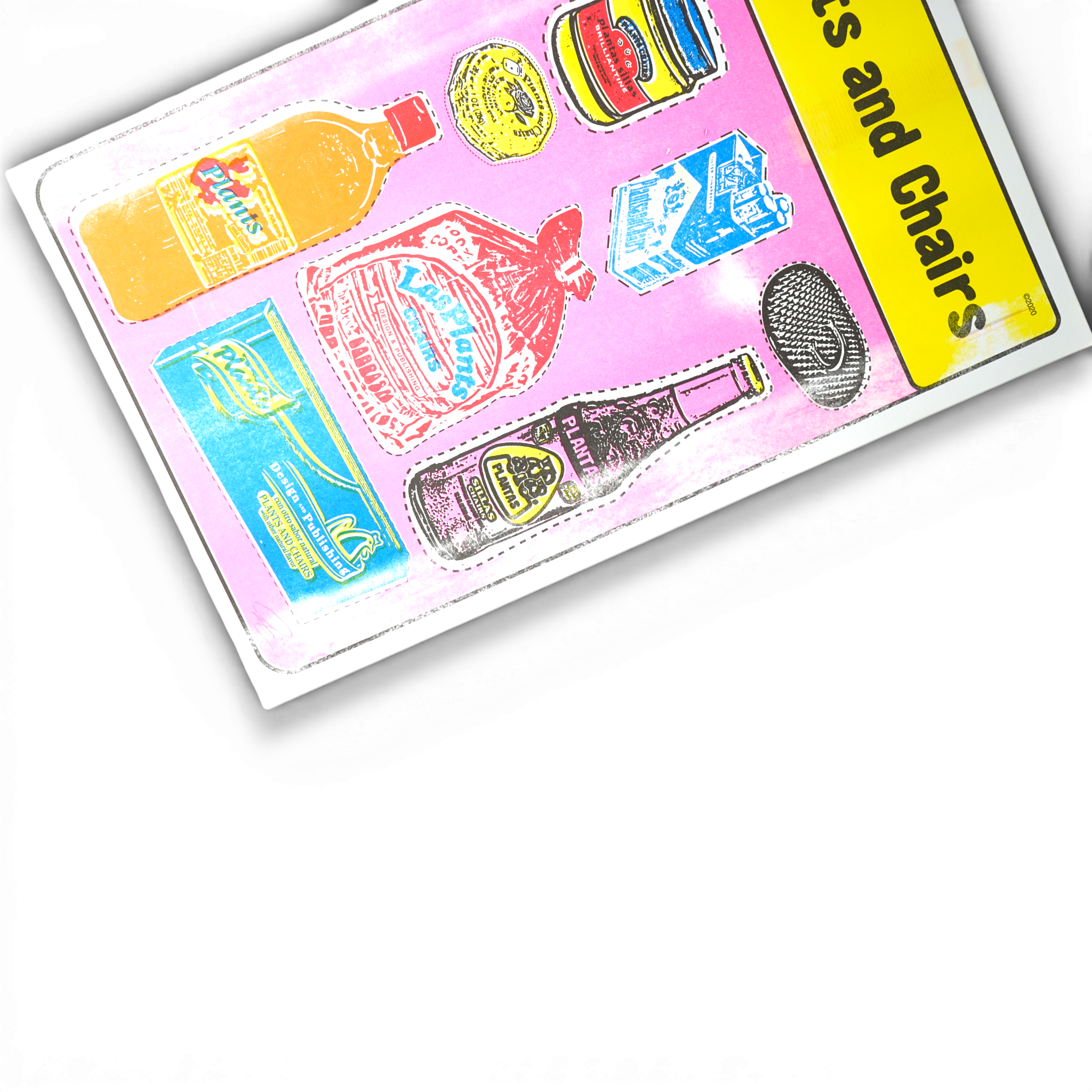 "Productos De la Media Luna" Poster | Risograph photo 3