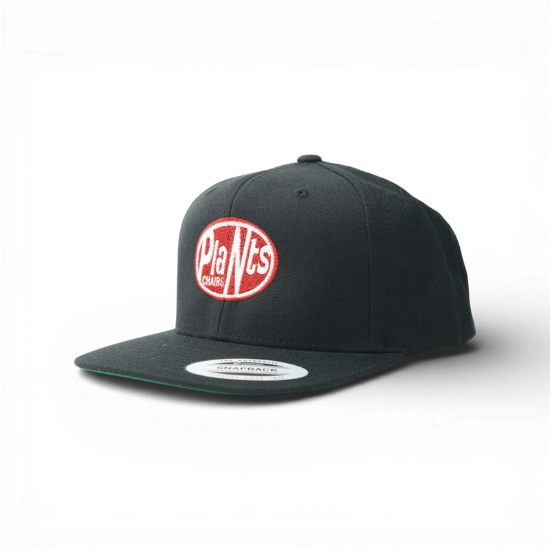 Plants N Chairs Dot Snapback | Black