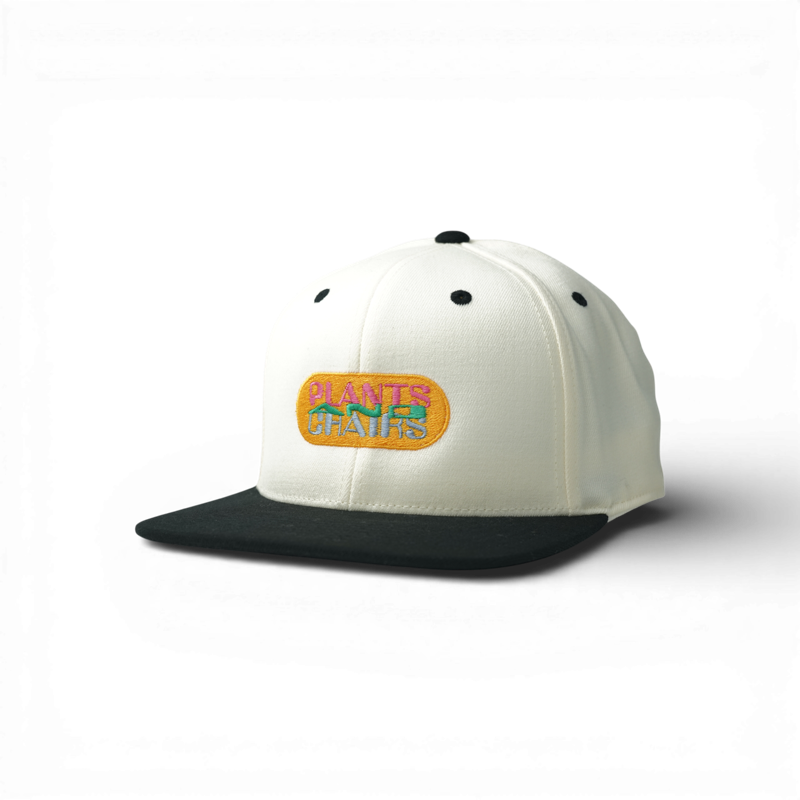 Bar Logo Classic Snapback | Ivory / Black