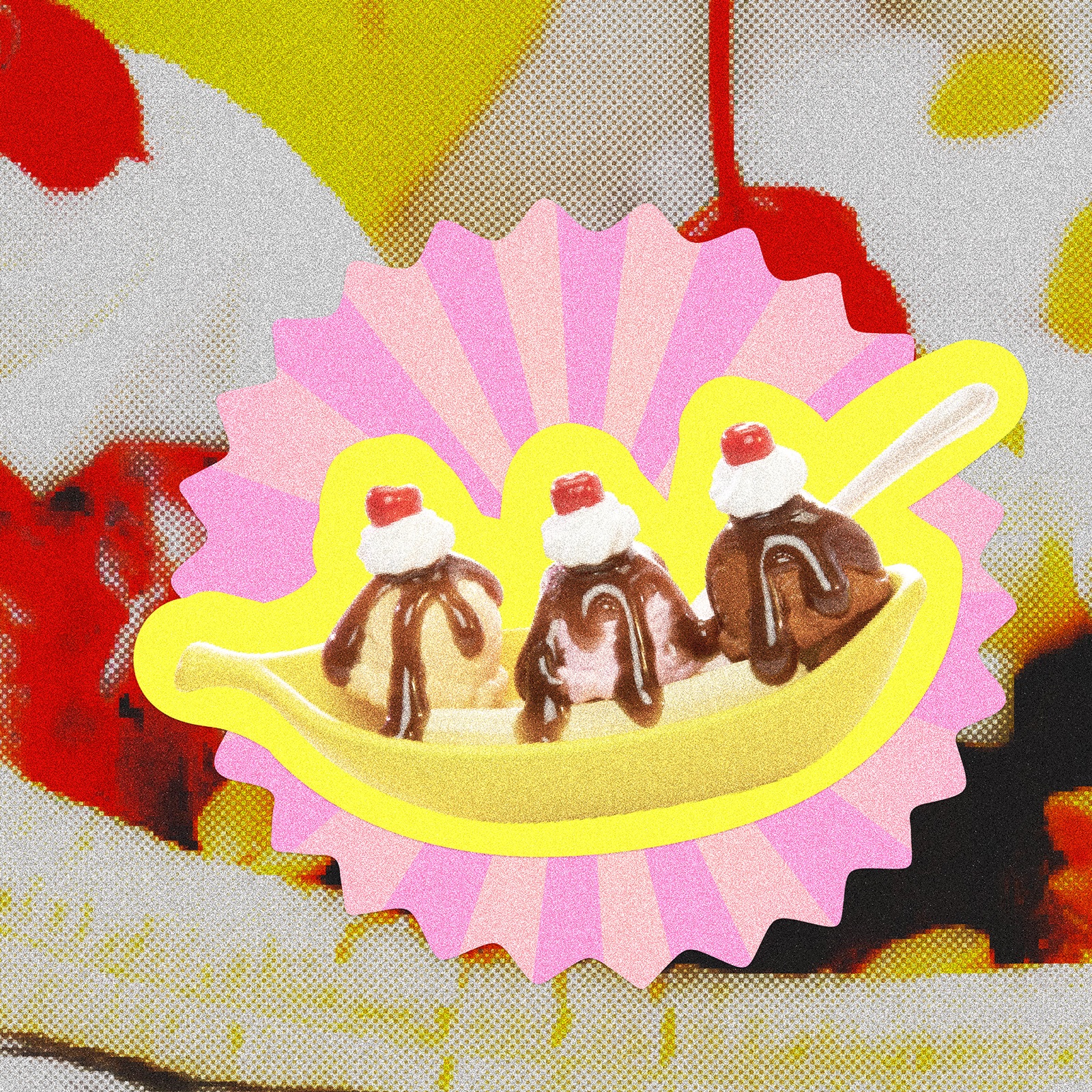 Miniverse Banana Split graphic detail