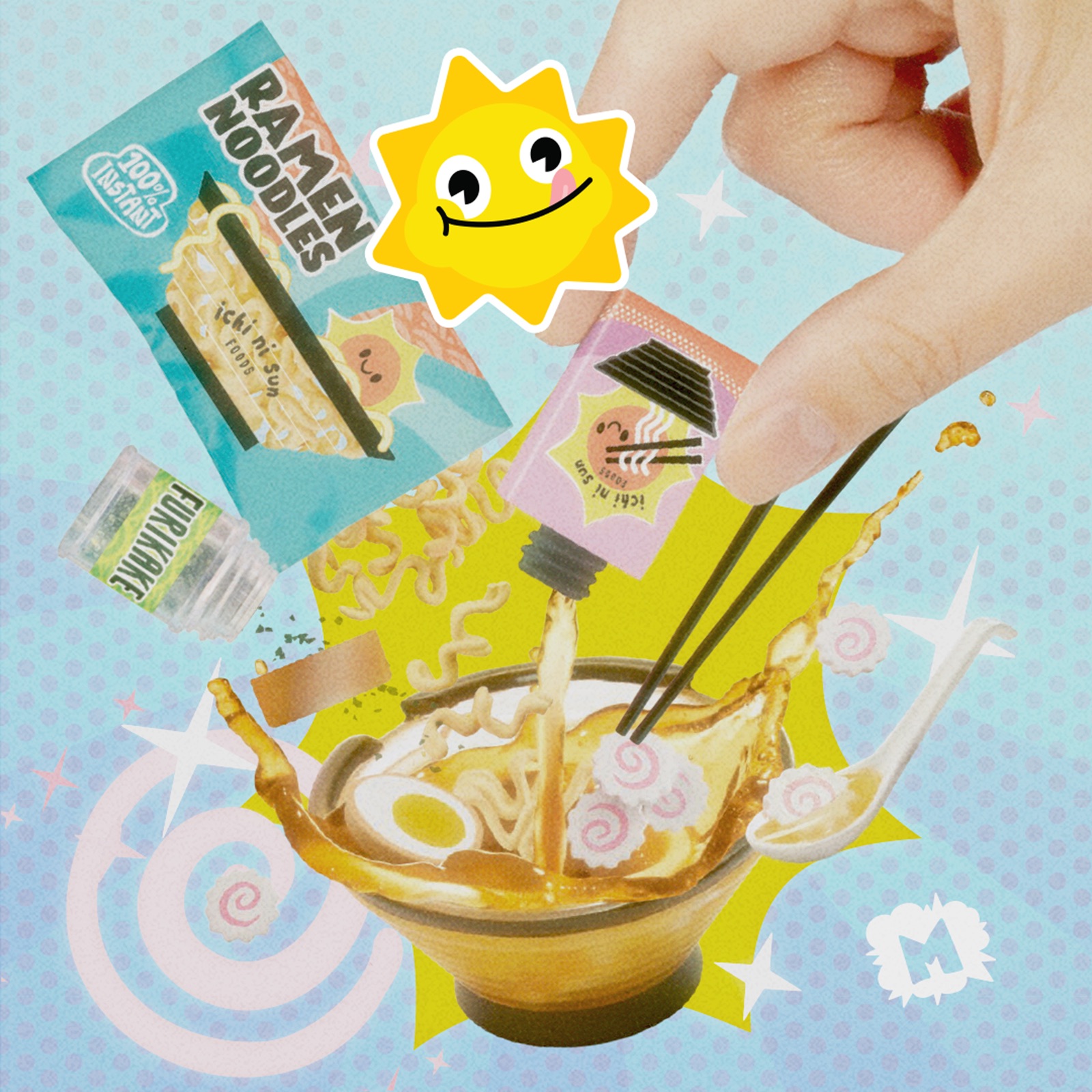 Miniverse Ramen graphic detail