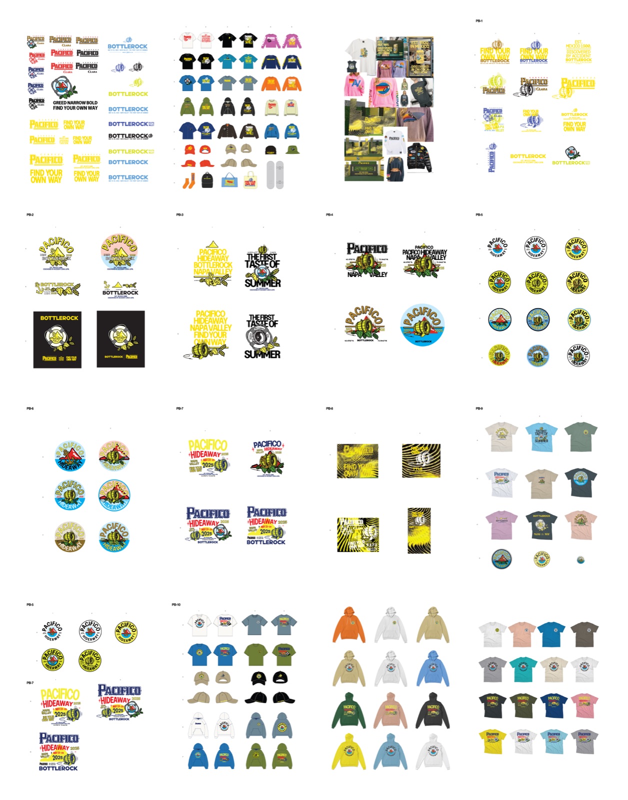 Pacifico x BottleRock key art, stage 3 exploration